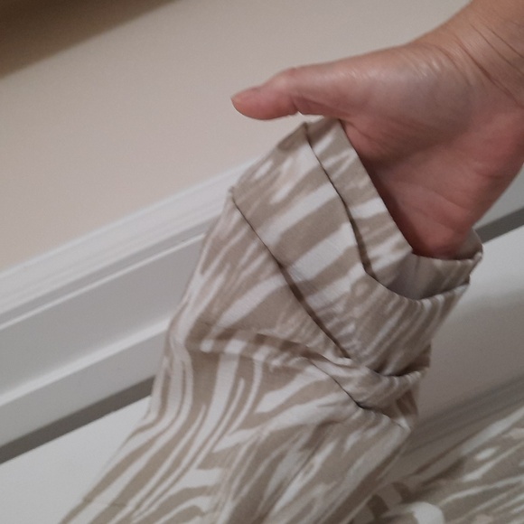 The Limited 14 Tan Zebra Print Open Blazer Jacket - Picture 3 of 5